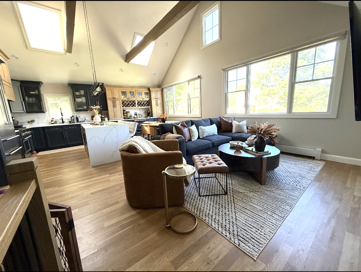 Styled living room